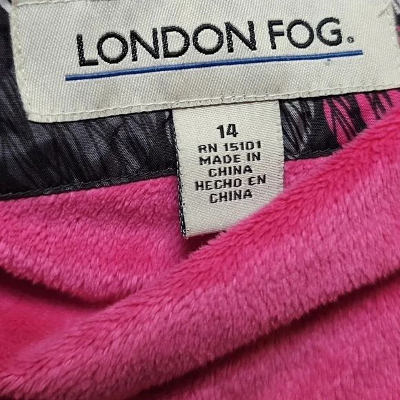 London Fog Girl's Rain Jackets Size 14 - Picture 7 of 15